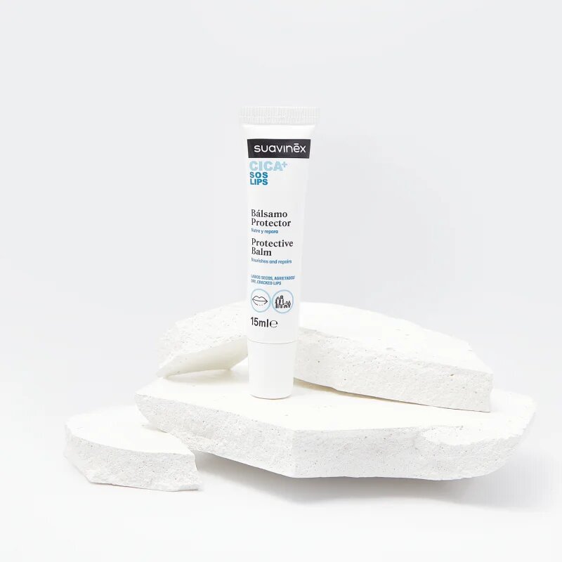 Suavinex CICA Protective Balm ochranný balzám na rty 15 ml
