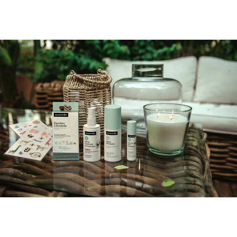 Suavinex Citronella Set set proti komárům a klíšťatům 6 m+