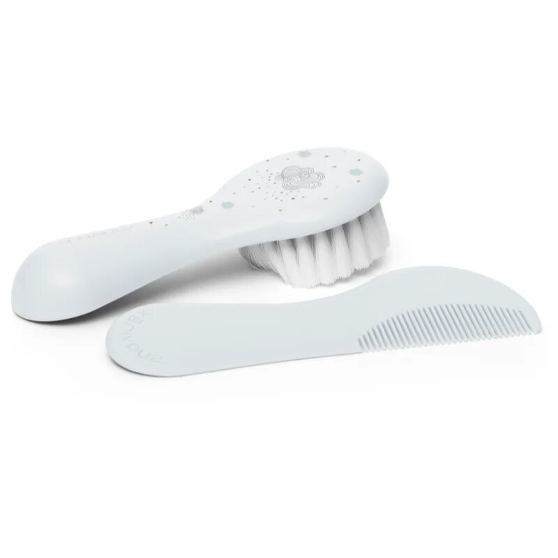 Suavinex Dreams Brush-comb Set sada pro děti od narození Blue 1 ks