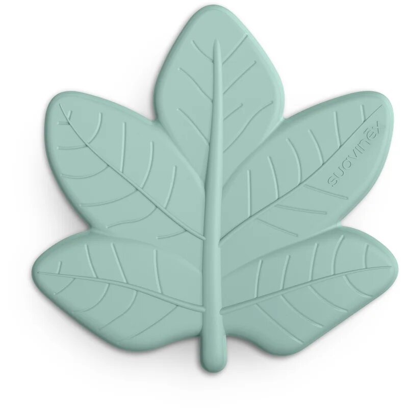 Suavinex Poetry Forest Leaf Teether kousátko 0 m+ Green 1 ks