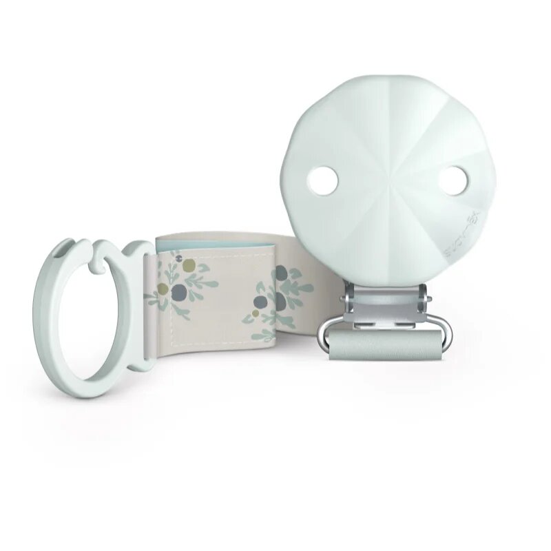 Suavinex Poetry Soother Ribbon Clip klip na dudlík Blue 1 ks