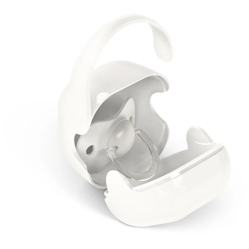 Suavinex Wild & Free Soother Holder krabička na dudlík Beige 1 ks