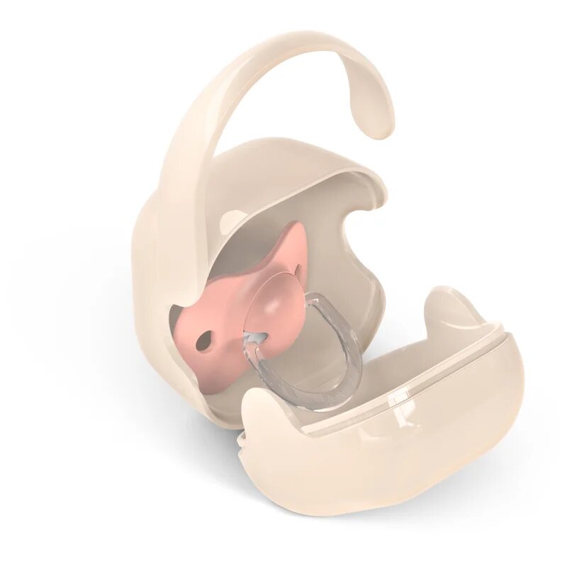 Suavinex Wild & Free Soother Holder krabička na dudlík Pink 1 ks