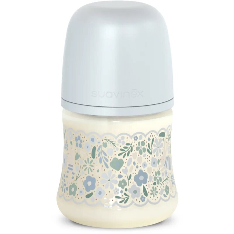 Suavinex Wonderland SX Pro Physiological Anti-Colic kojenecká láhev Blue Flower 150 ml