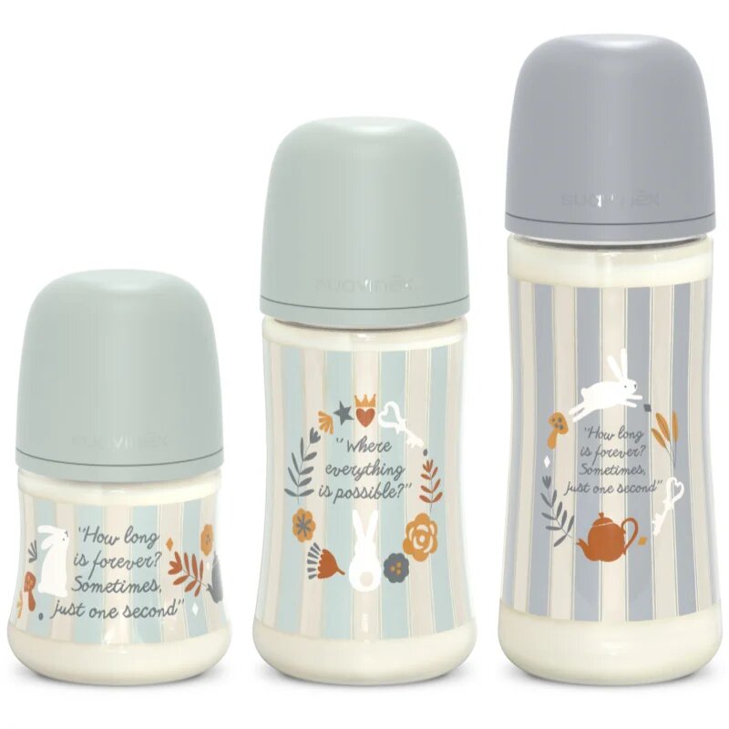 Suavinex Wonderland SX Pro Physiological Anti-Colic kojenecká láhev L Dense Flow 6 m+ Blue 1 ks