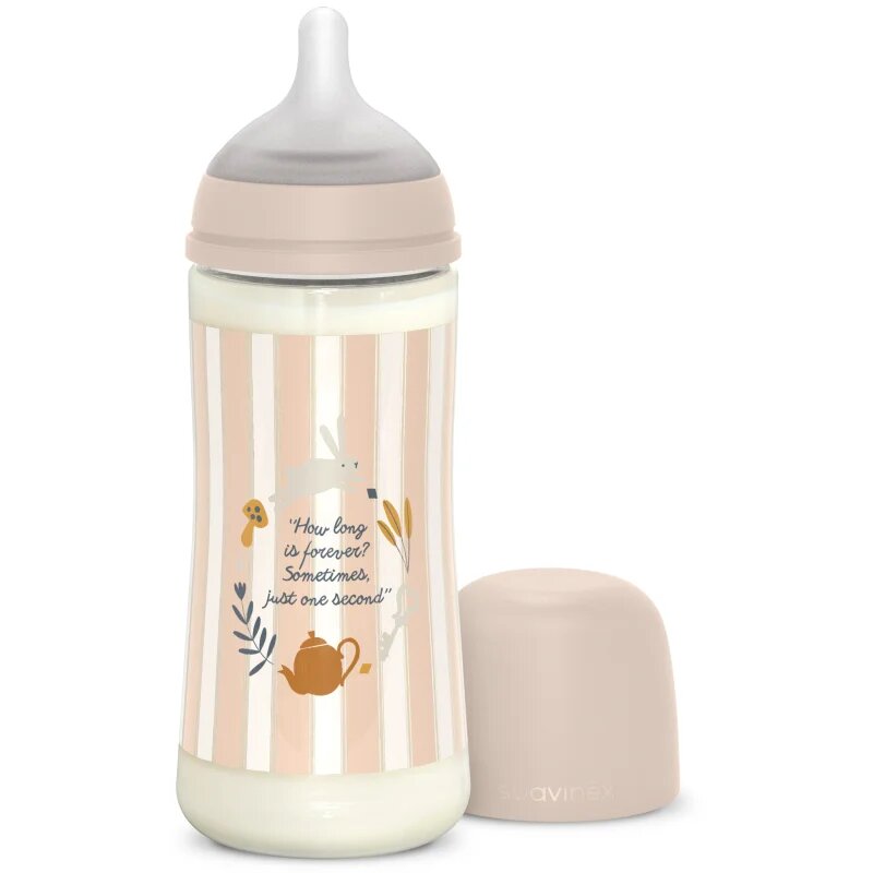 Suavinex Wonderland SX Pro Physiological Anti-Colic kojenecká láhev L Dense Flow 6 m+ Pink 1 ks