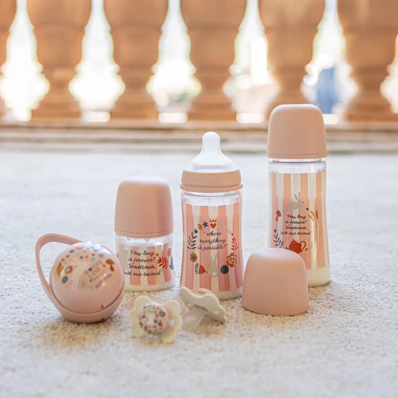 Suavinex Wonderland SX Pro Physiological Anti-Colic kojenecká láhev L Dense Flow 6 m+ Pink 1 ks