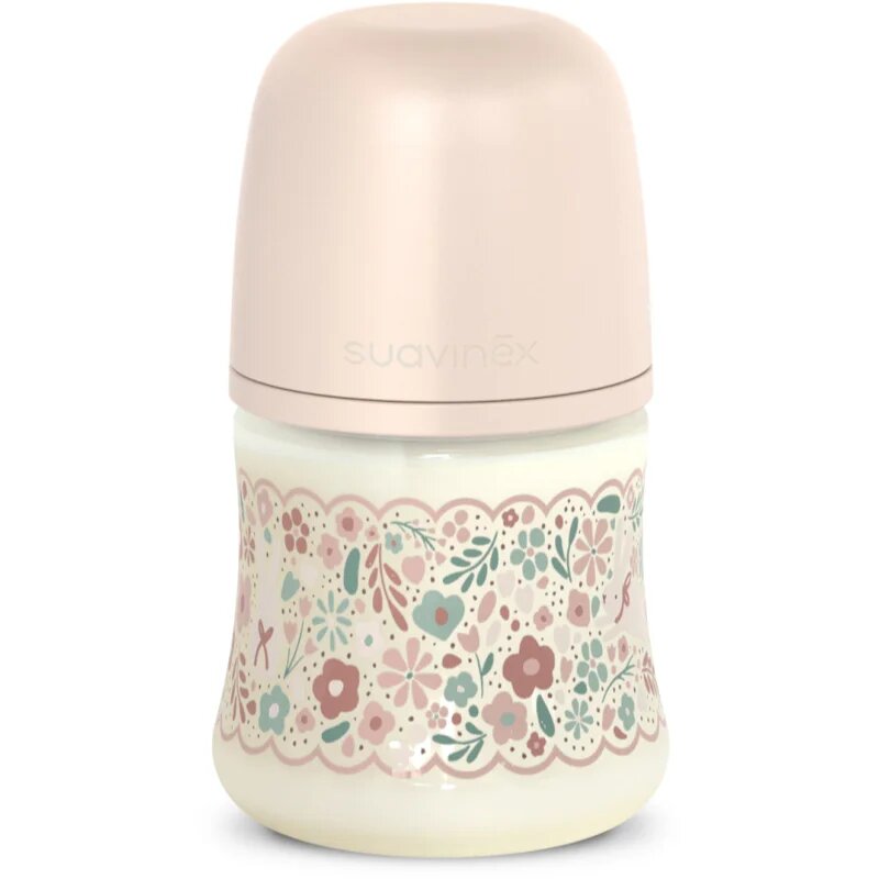 Suavinex Wonderland SX Pro Physiological Anti-Colic kojenecká láhev Pink Flower 150 ml