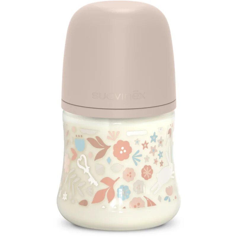 Suavinex Wonderland SX Pro Physiological Anti-Colic kojenecká láhev S Slow Flom 0 m+ Liberty Pink 1 ks
