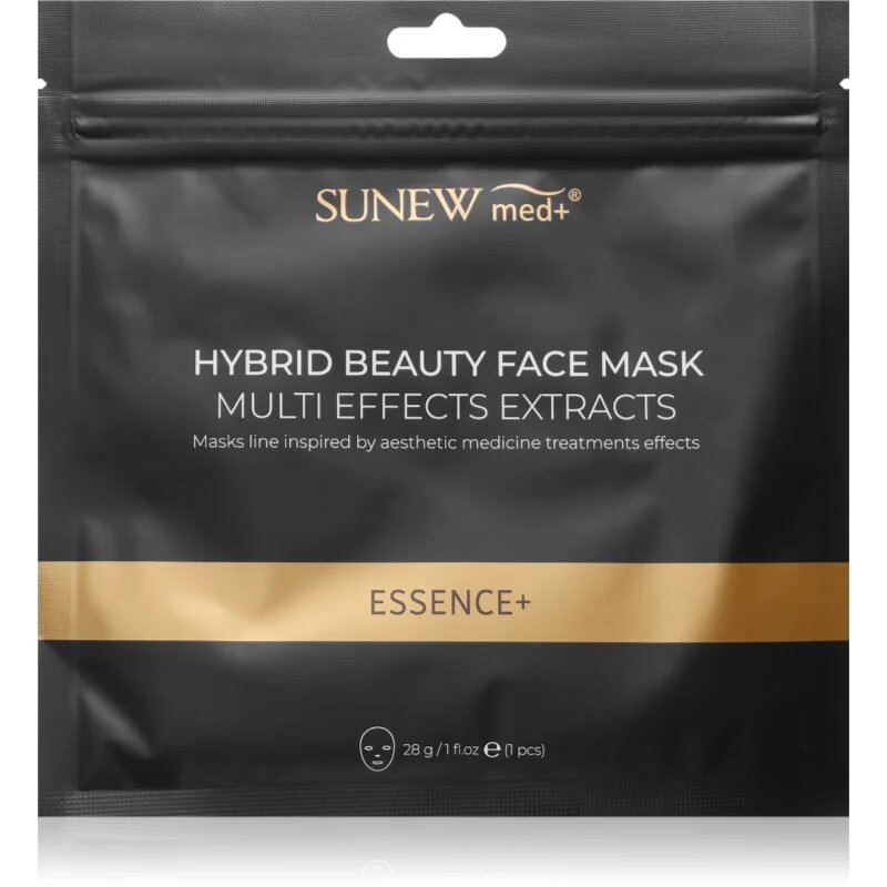 SUNEWMED+ ESSENCE+ Face Sheet Mask with Peptides and Snail Mucin hydratační plátýnková maska s peptidy 4 ks