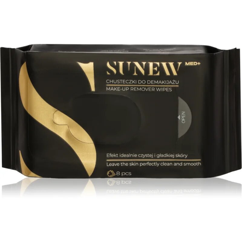 SUNEWMED+ Face and Eye Makeup Remover Wipes odličovací ubrousky na make-up na obličej a oči 8 ks