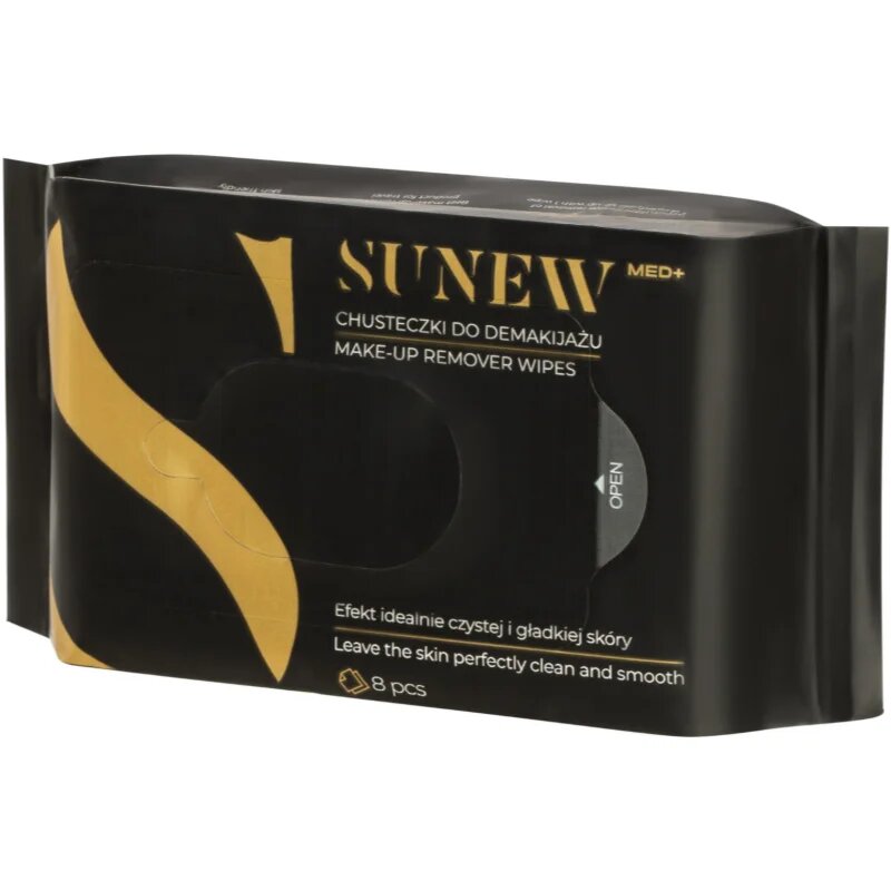 SUNEWMED+ Face and Eye Makeup Remover Wipes odličovací ubrousky na make-up na obličej a oči 8 ks