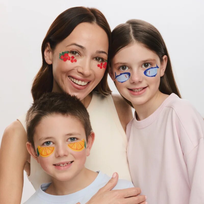 SUNEWMED+ Family Eye Patches regenerační hydrogelové polštářky pod oči s ceramidy 4x2 ks