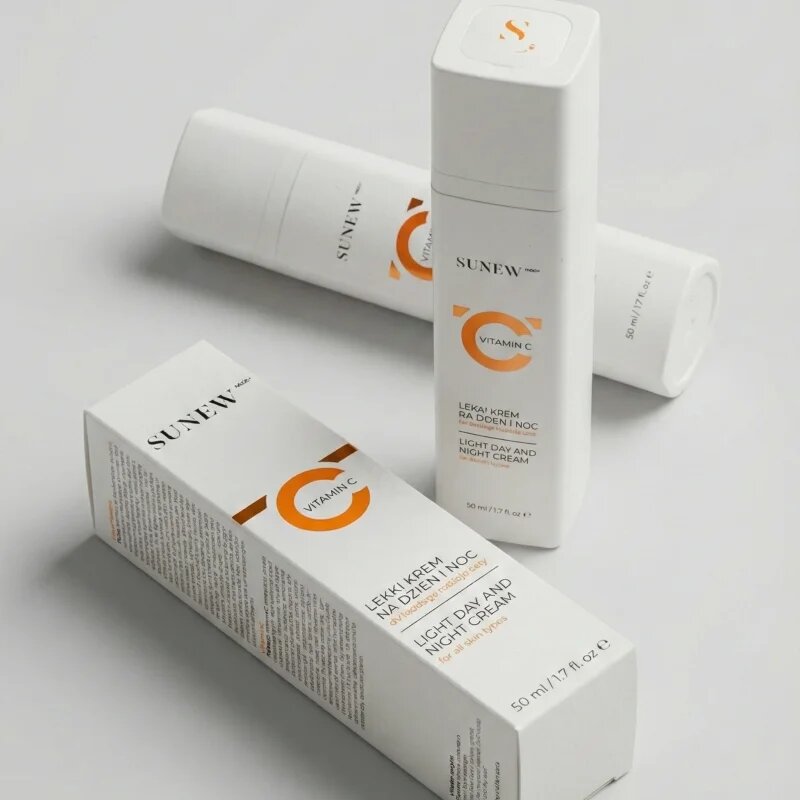 SUNEWMED+ Lightweight Vitamin C Face Cream Day & Night lehký krém s vitaminem C 50 ml