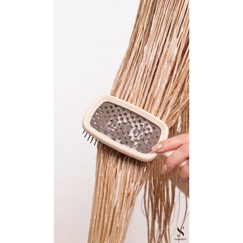 SUNEWMED+ Silk & Glow Detangling Hair Brush kartáč na vlasy pro snadné rozčesání vlasů 1 ks