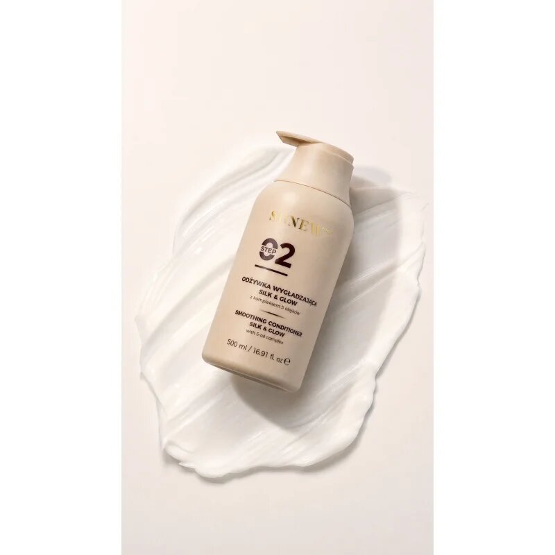 SUNEWMED+ Silk & Glow Repairing Conditioner vyhlazující kondicionér pro lesk a hebkost vlasů 500 ml