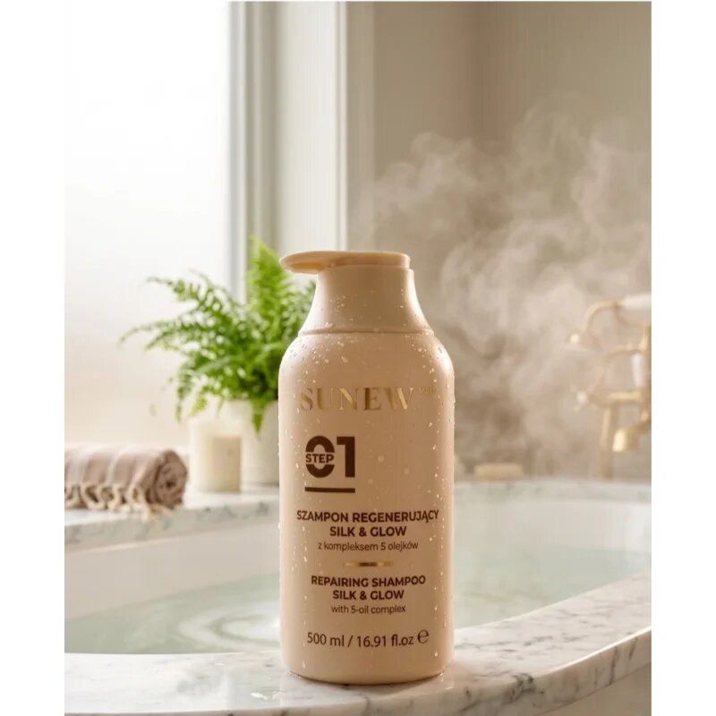 SUNEWMED+ Silk & Glow Repairing Shampoo hloubkově regenerační šampon 500 ml