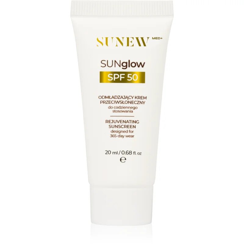 SUNEWMED+ SUNglow Anti-Aging Face Sunscreen SPF 50 opalovací krém s omlazujícím účinkem SPF 50 20 ml