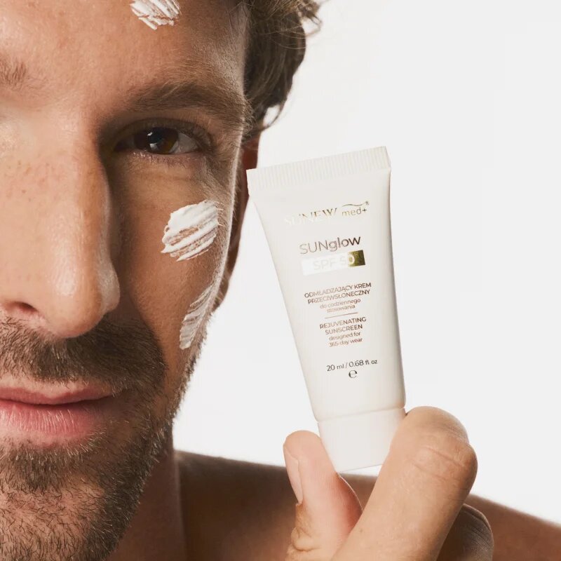 SUNEWMED+ SUNglow Anti-Aging Face Sunscreen SPF 50 opalovací krém s omlazujícím účinkem SPF 50 20 ml