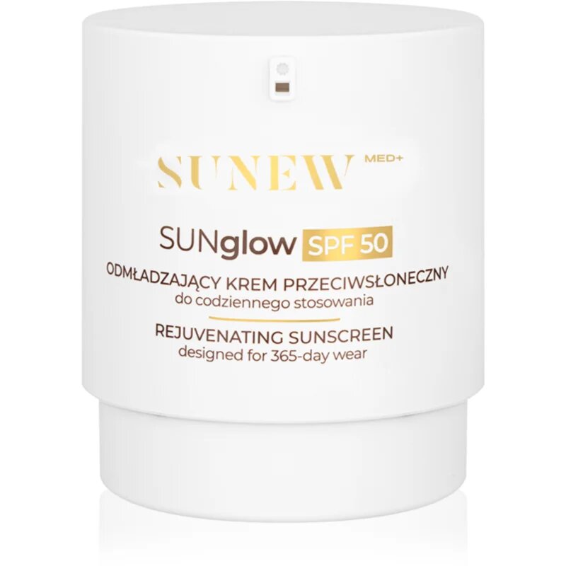 SUNEWMED+ SUNglow Anti-Aging Face Sunscreen SPF 50 opalovací krém s omlazujícím účinkem SPF 50 50 ml