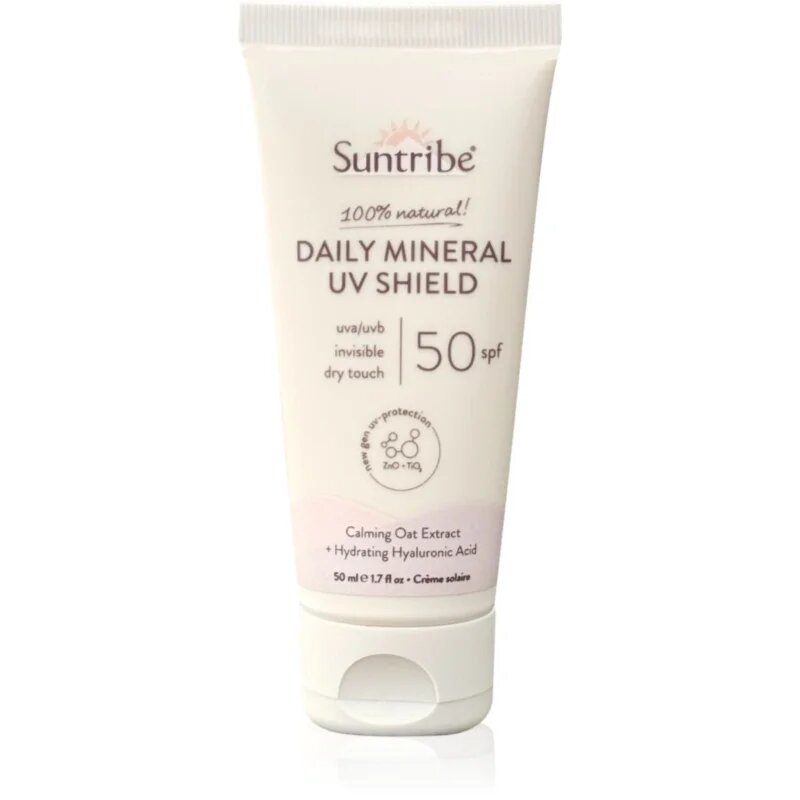Suntribe Daily Mineral UV Shield minerální krém na opalování SPF 50 50 ml