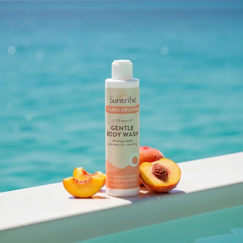Suntribe Gentle Body Wash jemný sprchový gel s broskvovým extraktem 200 ml
