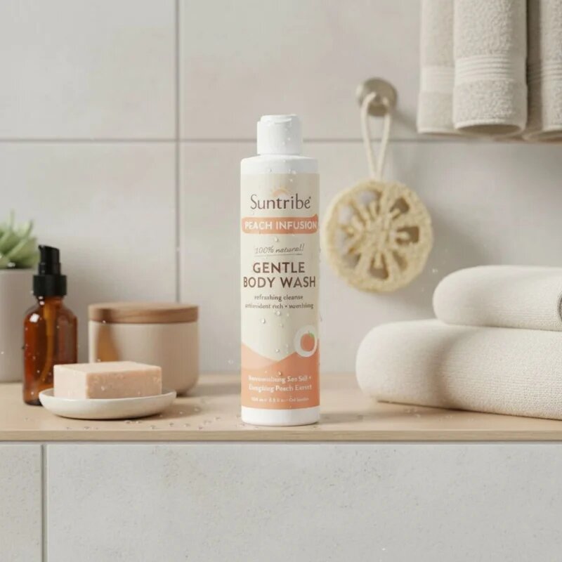Suntribe Gentle Body Wash jemný sprchový gel s broskvovým extraktem 200 ml