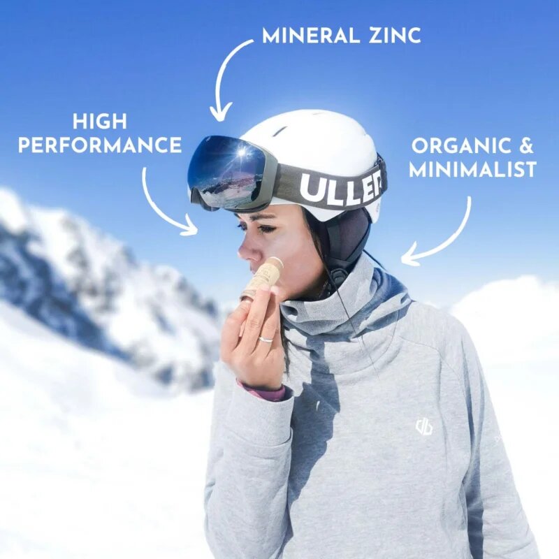 Suntribe Sports Zinc Stick minerální ochranná tyčinka na citlivá místa SPF 50 Cocoa Tint 30 g