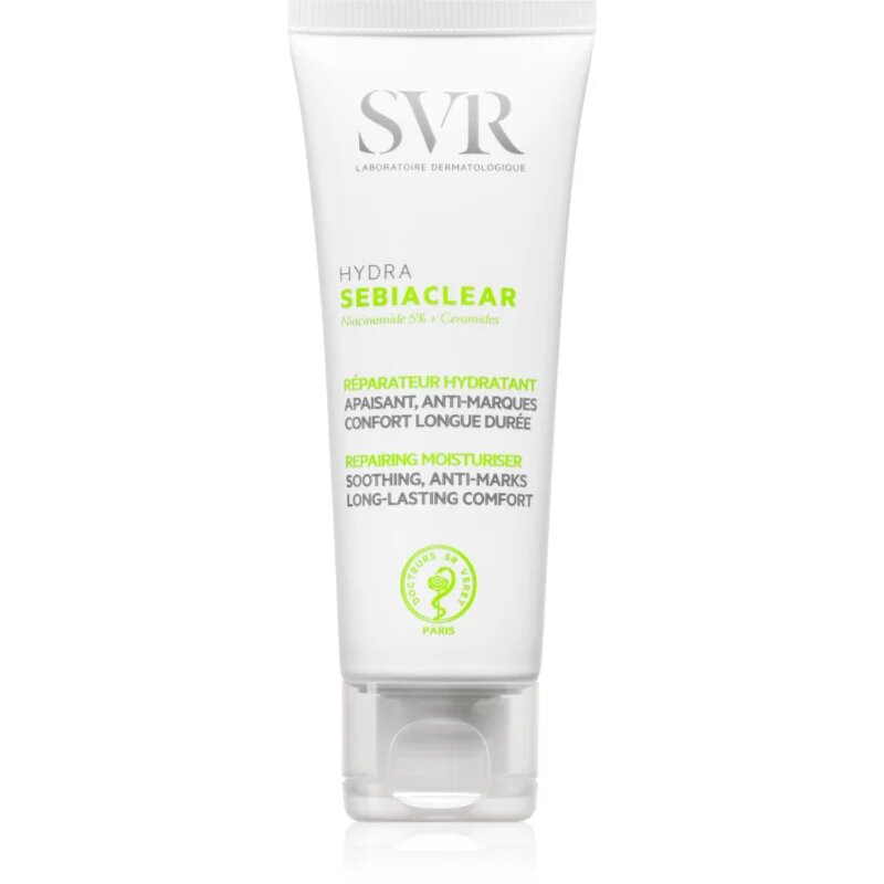 SVR Sebiaclear Hydra zklidňující a hydratační krém pro pleť s nedokonalostmi 40 ml