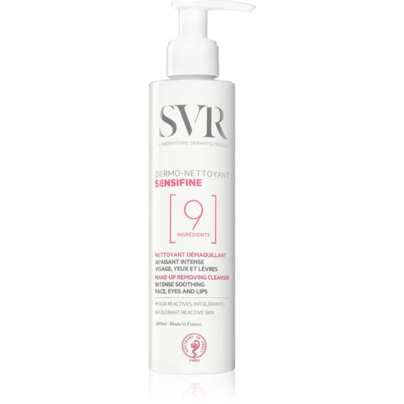 SVR Sensifine zklidňující čisticí mléko pro citlivou pleť se sklonem ke zčervenání 200 ml