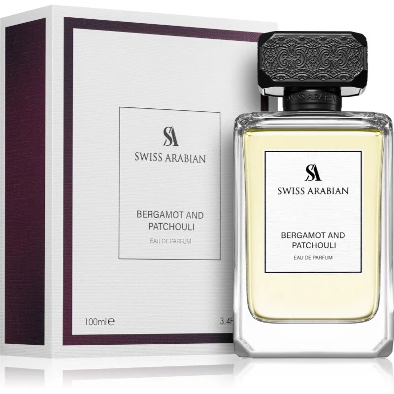 Swiss Arabian Bergamot and Patchouli parfémovaná voda pro muže 100 ml