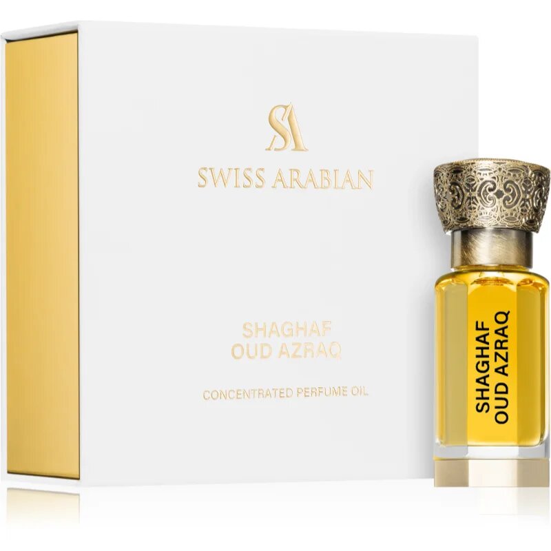 Swiss Arabian Shaghaf Oud Azraq parfémovaný olej unisex 12 ml