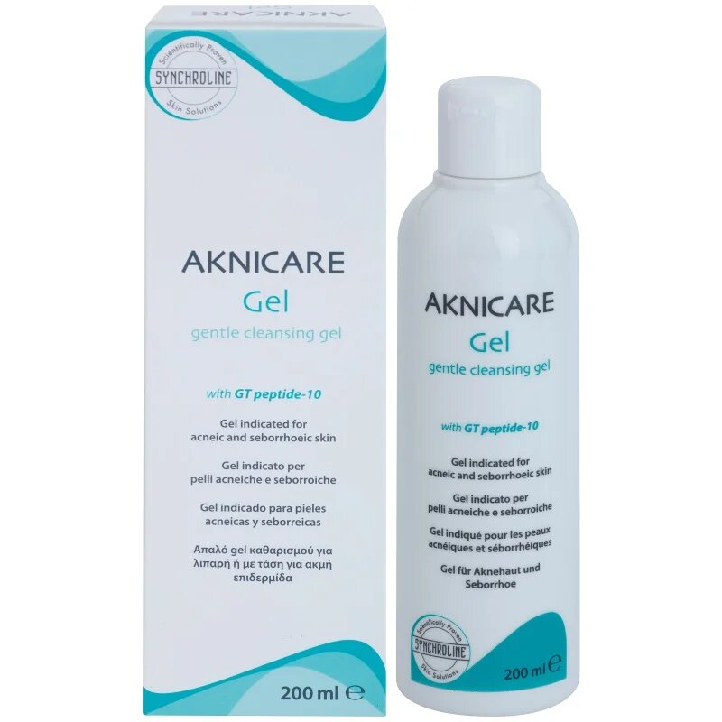Synchroline Aknicare čisticí gel pro aknózní a seboroickou pleť 200 ml