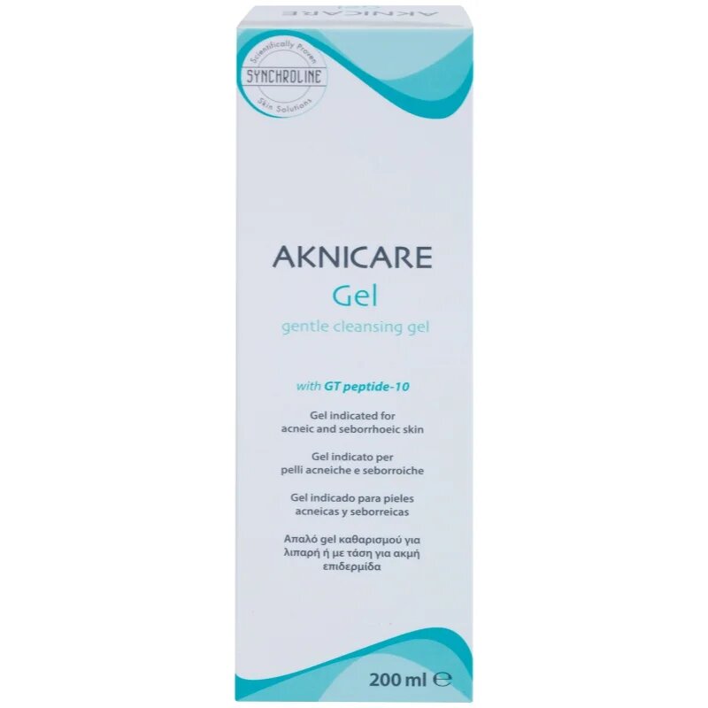 Synchroline Aknicare čisticí gel pro aknózní a seboroickou pleť 200 ml