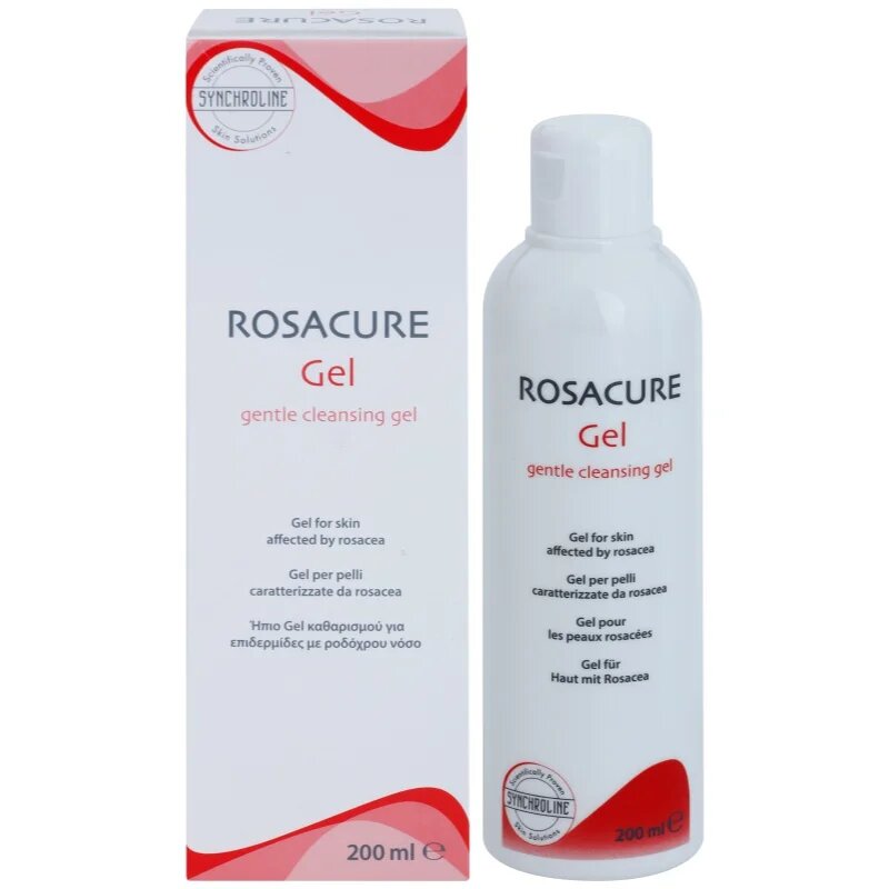 Synchroline Rosacure jemný čisticí gel pro citlivou pleť se sklonem ke zčervenání 200 ml