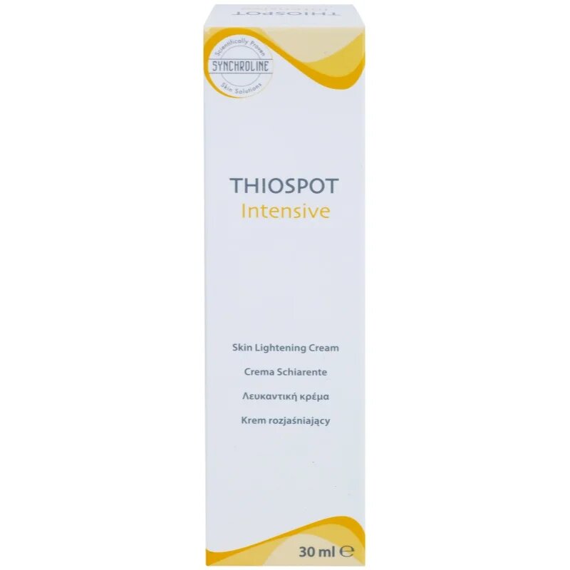 Synchroline Thiospot Intensive rozjasňující krém pro pleť s hyperpigmentací 30 ml