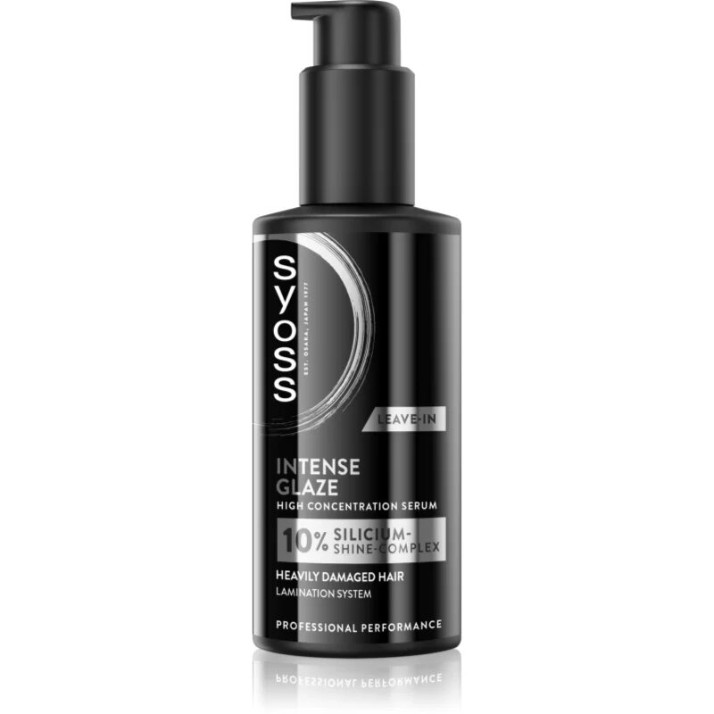 Syoss Intense Glaze High Concentration Serum bezoplachové sérum pro velmi poškozené vlasy 100 ml