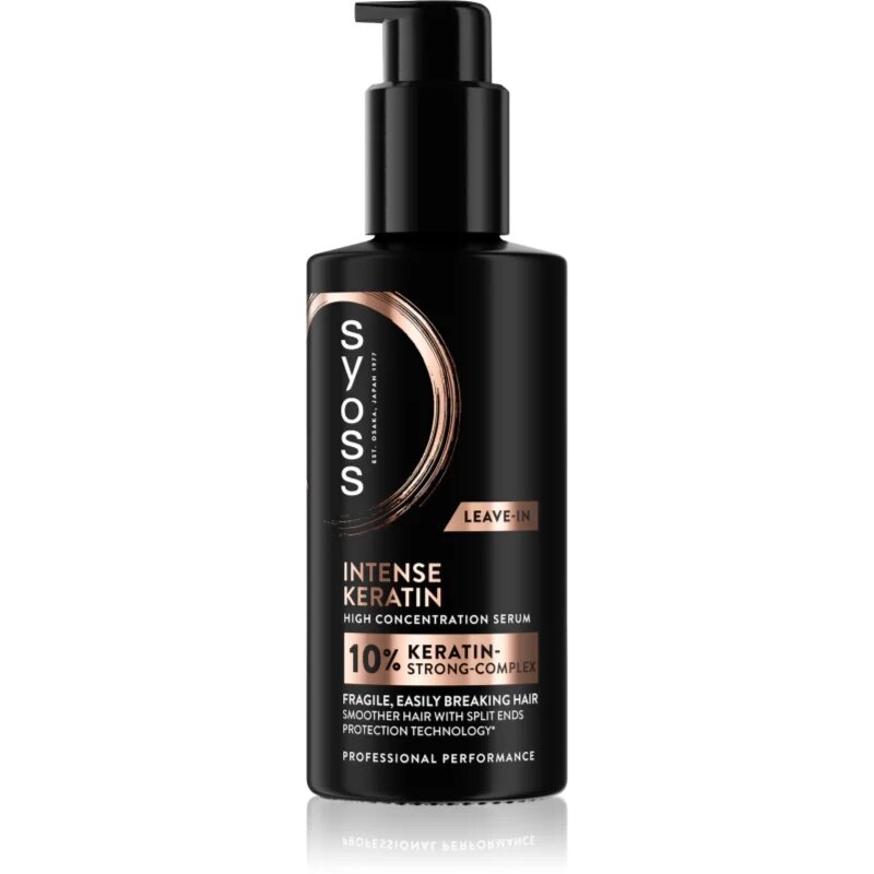 Syoss Intense Keratin bezoplachové sérum pro velmi poškozené vlasy 100 ml