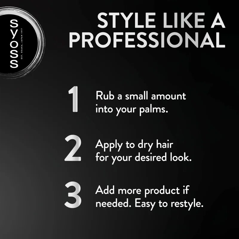 Syoss Invisible Hold transparentní stylingová pasta pro středně silnou fixaci 100 ml