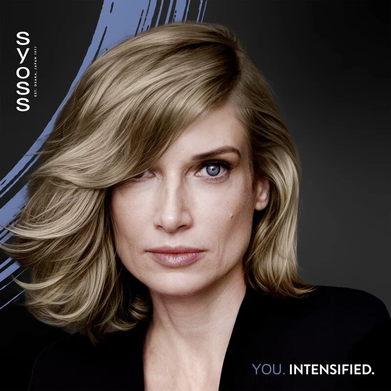 Syoss Permanent Cool Color permanentní barva na vlasy s chladným podtónem odstín 7_5 Přirozený popelavě plavý 1 ks