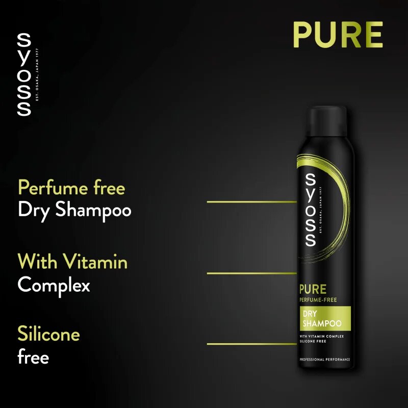 Syoss Pure Fresh osvěžující suchý šampon 200 ml