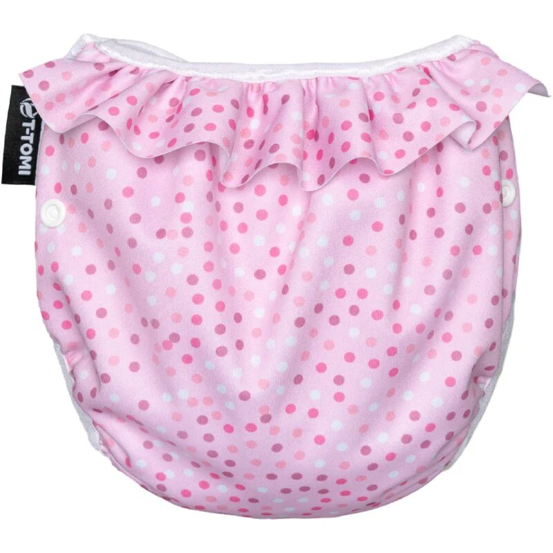 T-Tomi Diaper Swimwear Pink Dots pratelné plenkové plavky 5 - 15 kg 1 ks