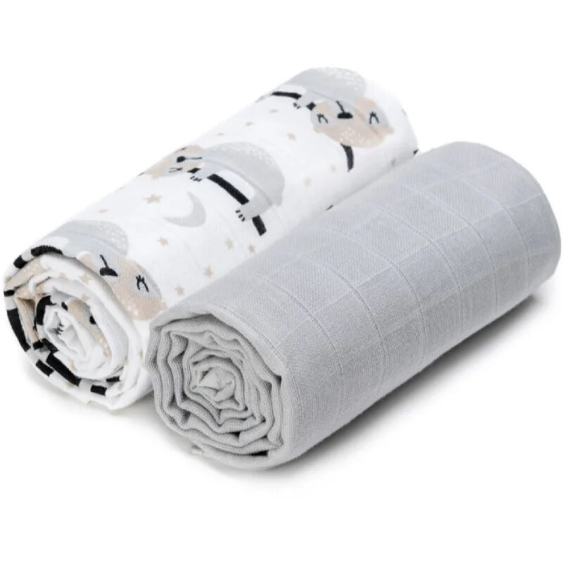 T-Tomi TETRA Cloth Towels EXCLUSIVE COLLECTION osuška Sloths 90x100 cm 2 ks