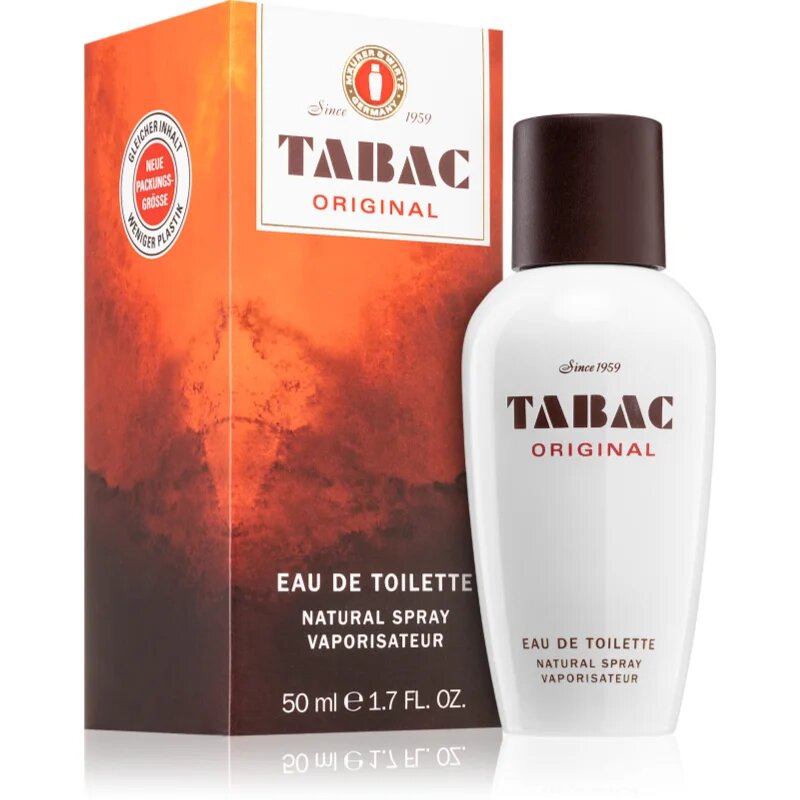 Tabac Original toaletní voda s rozprašovačem pro muže 50 ml