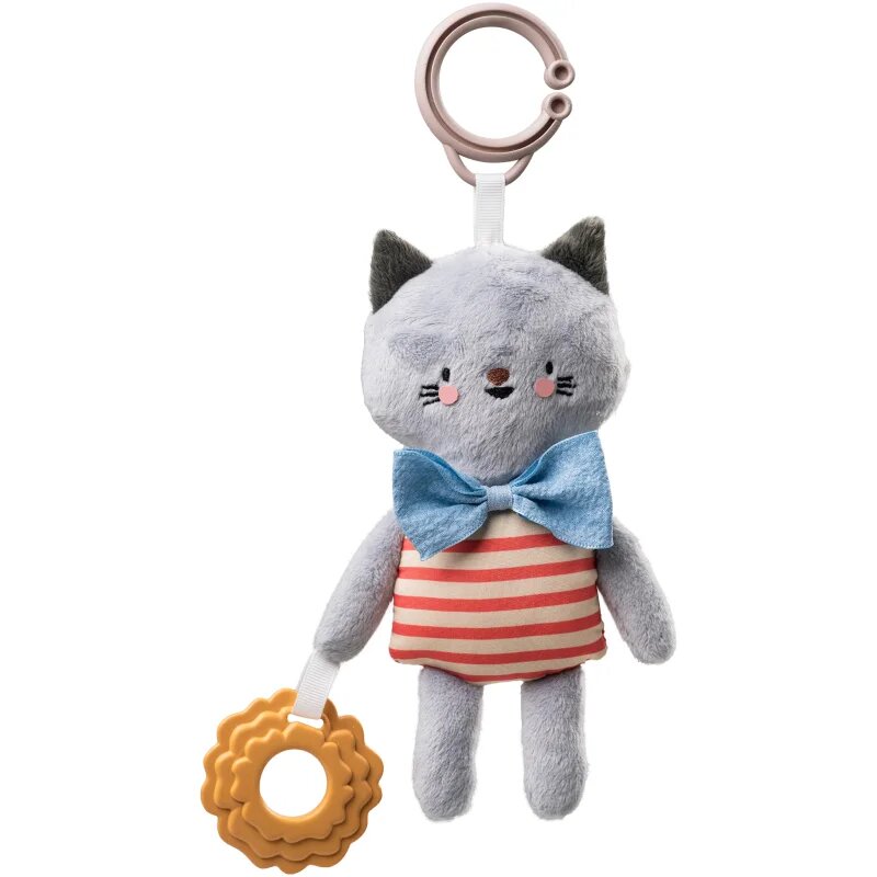 Taf Toys Activity Toy Clara the Cat kontrastní závěsná hračka s kousátkem 0 m+ 1 ks