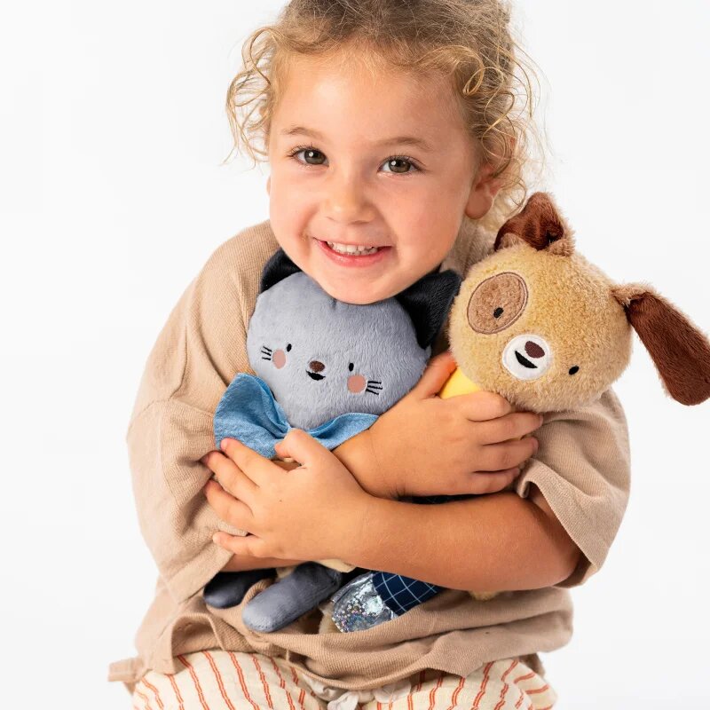 Taf Toys Activity Toy Daniel The Dog kontrastní závěsná hračka s kousátkem 1 ks