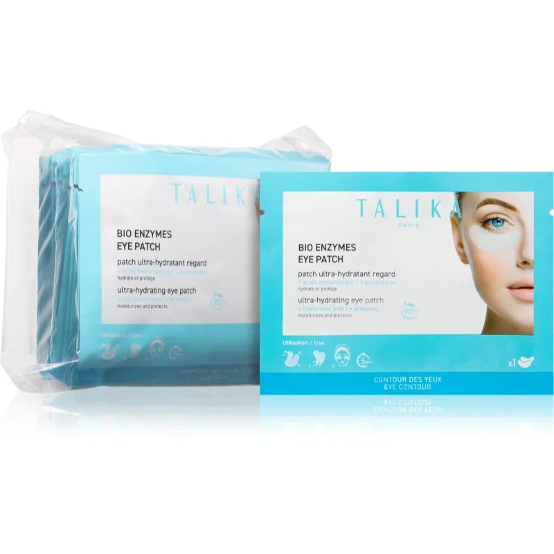 Talika Bio Enzymes Eye Patch vyhlazující oční maska s probiotiky 30 ks