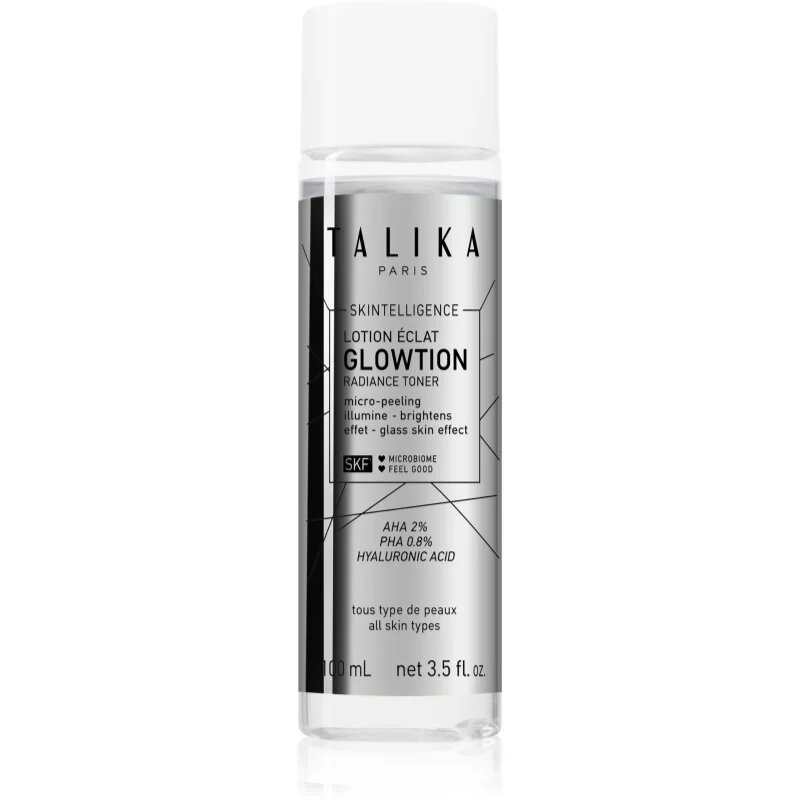 Talika Skintelligence Glowtion jemné exfoliační mléko s kyselinou hyaluronovou 100 ml