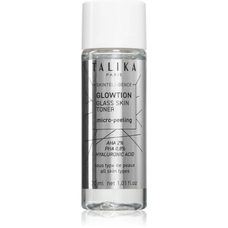 Talika Skintelligence Glowtion jemné exfoliační mléko s kyselinou hyaluronovou 30 ml