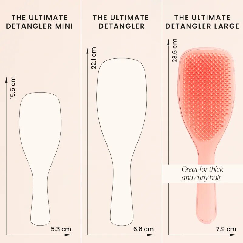 Tangle Teezer Large Ultimate Detangler Peachy Glow kartáč na vlasy 1 ks